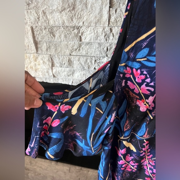 Anthropologie Maeve size 8 blue‎ printed dress - Picture 7 of 12